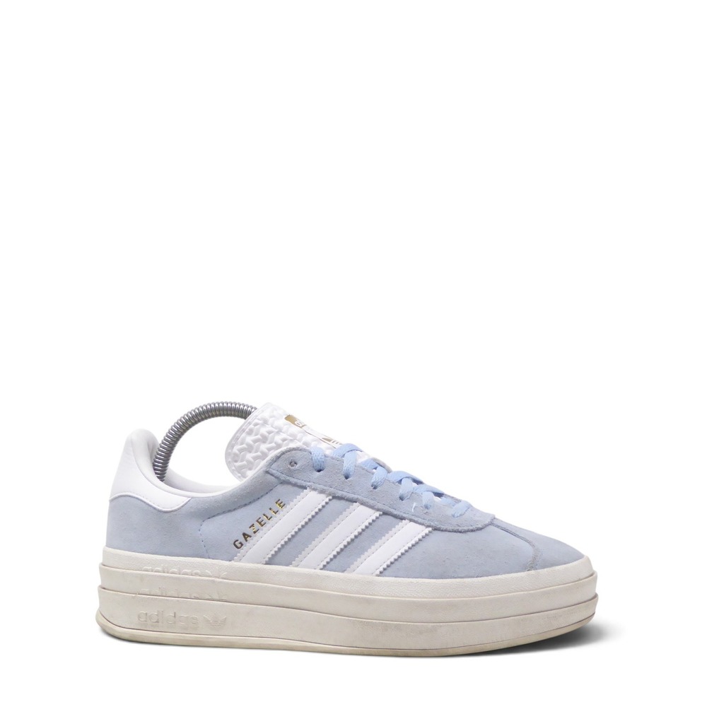 Adidas Womens Gazelle Bold Platform Sneakers Clear Sky Blue Suede ID6991 Size 8